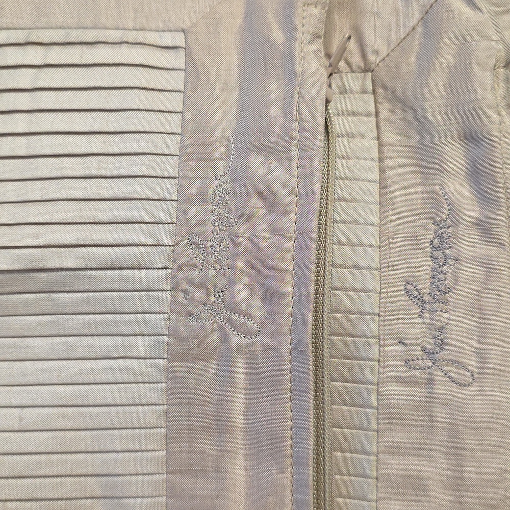 Jim Thompson Cream Mauvesheen VTG  THAI Silk Fabric PILLOW COVERS Bundle Set
